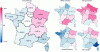 Figure 4 - Precipitation trends by season and region between 1981-2010 and 1991-2020 (based on [2])