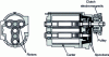 Figure 5 - Roots compressor: schematic cross-sections