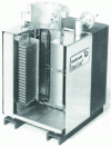 Figure 35 - Partial cross-section of an ion pump combined with a NEG pump (doc. Varian)