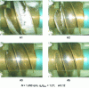 Figure 20 - Influence of leading edge cutting on cavitation patterns (identical inlet pressure)