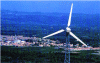 Figure 1 - Danish Vestas V25 wind turbine, the first "large" wind generator connected to the EDF grid in 1991 at Port-la-Nouvelle in the Aude region (source: ADEME 1991, credit: Olivier Sébart).