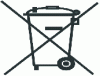Figure 6 - crossed-out wheeled garbage can" symbol