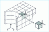 Figure 4 - Structure discretized into volume elements