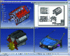 Figure 2 - Digital models in part design, assembly design and drafting (doc. PSA Peugeot Citroën)