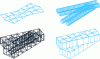 Figure 29 - Two superimposed tube layers, any direction (overall model)