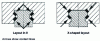 Figure 2 - Different arrangements of rows of rolling elements in, for example, a recirculating roller system