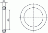 Figure 16 - O-ring configuration with internal diameter and torus section diameter