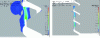 Figure 15 - Evolution of damage on threads. Representation of pull-out according to 