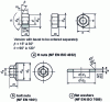 Figure 5 - Main dimensions of nuts and washers