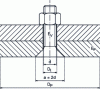 Figure 15 - Assembly with countersunk bolt