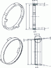 Figure 32 - Simplified drawing of intermediate bushings