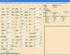 Figure 2 - Simulation software data entry screen. Synchronizer data