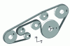 Figure 5 - CAD draft of an accessory drive front panel for an automotive engine