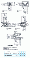 Figure 30 - CETOP gauges and installation plan