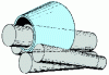 Figure 15 - Roller position for taper bending on a four-roller bending machine