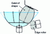 Figure 20 - Forming a hemisphere by spinning a truncated cone welded to a spherical cap