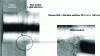 Figure 8 - Macrographic cross-section of weld on the back of a plate