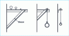 Figure 25 - Different types of brackets and wall lights