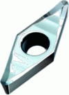 Figure 24 - Turning insert with "mirror-polished" cutting face for shaping a wide range of ductile materials (pure aluminum, aluminum alloys, non-metallic materials) (doc. Mitsubishi Materials)