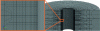 Figure 27 - Meshing for 3D thermoelastoplastic simulation