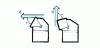 Figure 12 - Working edge direction angle depends on feed direction