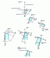 Figure 20 - Hand planes and angles on common tools: straight carving tool (according to NF E 66-502)