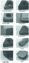 Figure 49 - Different tool materials