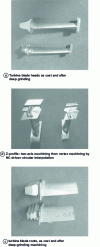 Figure 4 - Parts obtained by deep-pass machining (source SNECMA)