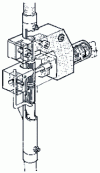 Figure 26 - Detail of trunnion selection and pressing operation