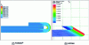 Figure 17 - Equivalent plastic deformation calculated by the two models after simulation of dropping, pre-crimping and crimping (case of 1.2 mm thick Al 6016 DR100 sheet).