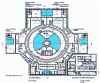 Figure 6 - Building organization: horizontal section (doc. AREVA-NP)