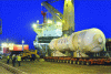 Figure 17 - Arrival of GVs built by Mitsubishi Heavy Industries and installed by ONET Technologies (© Onet Technologies)