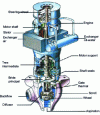Figure 11 - Simplified exploded view of a model 100D primary pump