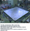 Figure 1 - AZALEE vibrating table (CEA), dimensions 6 m × 6 m