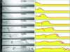 Figure 16 - Illustration 2DV SPH, wave breaking vs experiment, Spartacus-2D (Credit Violeau, EDF R&D)