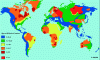 Figure 19 - Schematic representation of major rock groups according to age (Map drawn up by F. Simien)