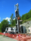 Figure 25 - Probe for deep core drilling (approx. 1,000 m) for the Lyon-Turin base tunnel project