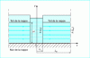 Figure 14 - Complete drainage trench in a confined aquifer