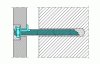 Figure 32 - Through-hole fastening technique (doc. Halphen)