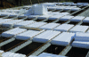 Figure 21 - EPS floor units laid on lattice girders