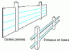 Figure 43 - Examples of concrete fences