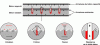 Figure 18 - Shear force transfer in the reinforced
composite joint, cohesion/coupling, friction and dowel effect, on
the example of a connector (Hilti HCC-B type) (Credit Hilti, creation
MK Global)