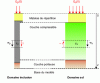 Figure 16 - Model of the elementary cell around the inclusion