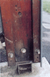 Figure 11 - Boron-injected and protected exterior column feet