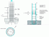 Figure 22 - Reinforcement principles for a circular pile shaft in the case of a ductile design (source Sétra) 
