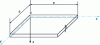 Figure 1 - Rectangular plate and its coordinate system