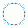 Figure 2 - Circular cylindrical shell under uniform radial pressure