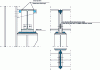 Figure 17 - Support design: extension of the end plate at the bottom + cleats for transverse forces