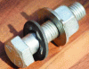 Figure 26 - View of a bolt fitted with a preload indicator washer