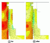 Figure 48 - Stress mapping during and after installation